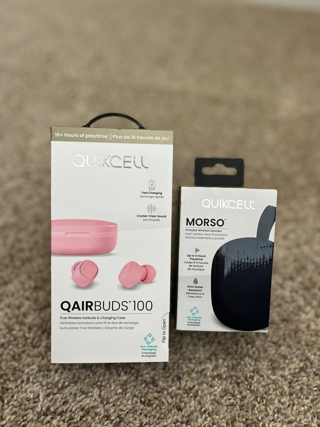 Pack de Audio Quikcell: Speaker Morso + QAirbuds 100