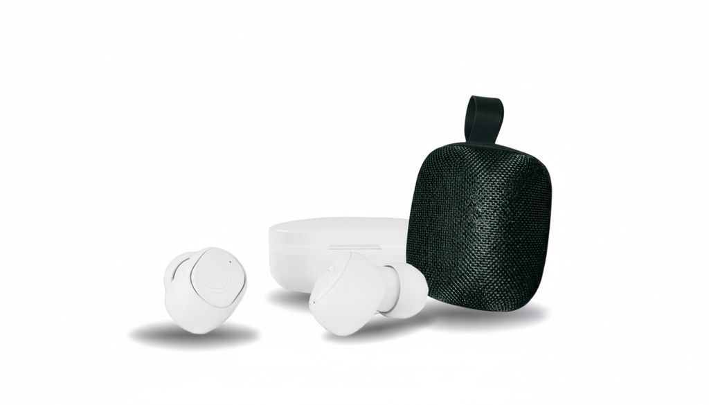 Pack de Audio Quikcell: Speaker Morso + QAirbuds 100